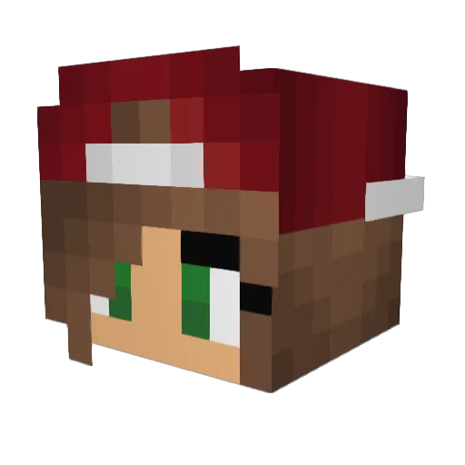 CKDABOSS Minecraft avatar head, 3D render