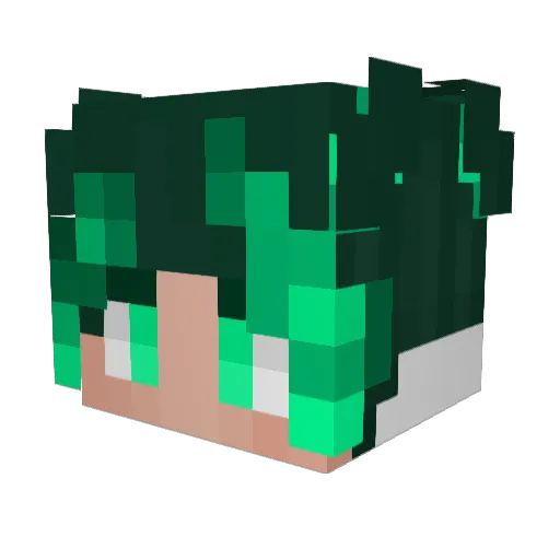 CKTheBro Minecraft avatar head, 3D render