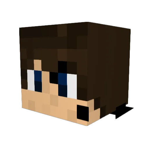 CKim0601 Minecraft avatar head, 3D render