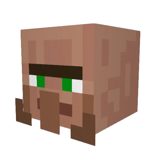 CL0UD3Y1 Minecraft avatar head, 3D render