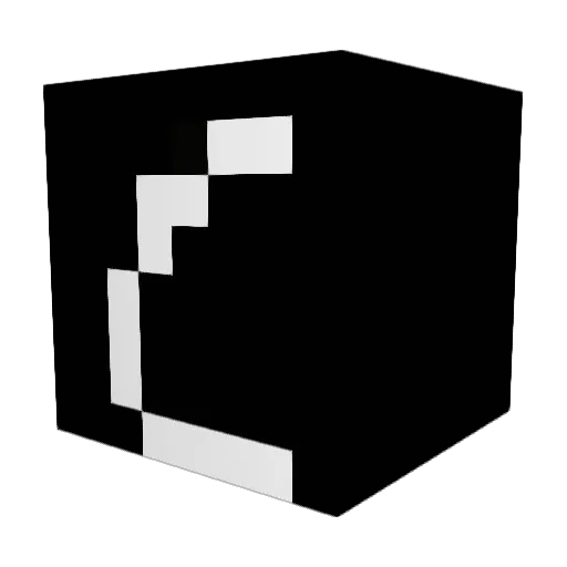 CL0v0Nyx Minecraft avatar head, 3D render
