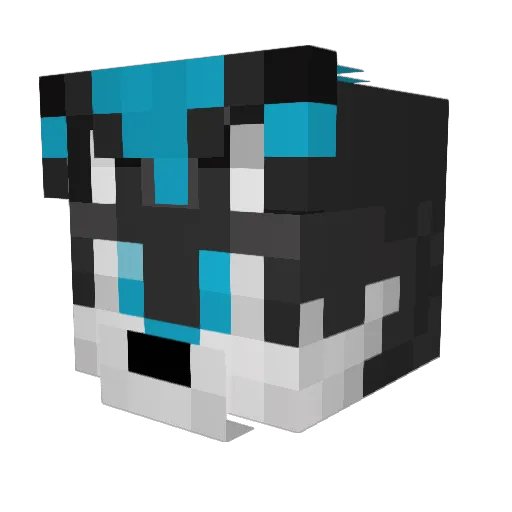 CL4W_P Minecraft avatar head, 3D render