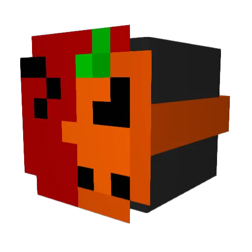 CLANIAQ Minecraft avatar head, 3D render