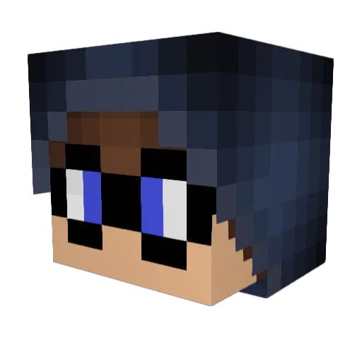 CLARK401 Minecraft avatar head, 3D render