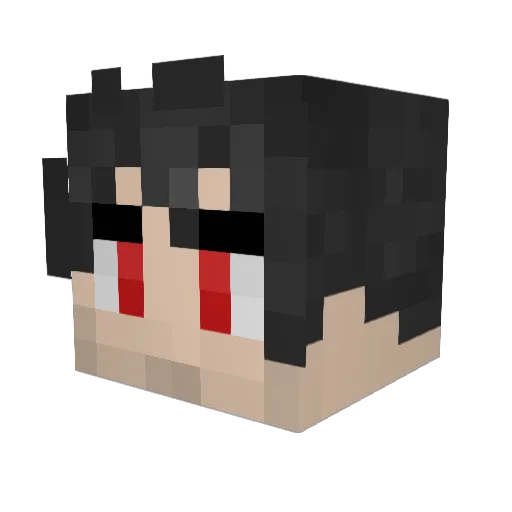 CLASSICXREAPER Minecraft avatar head, 3D render