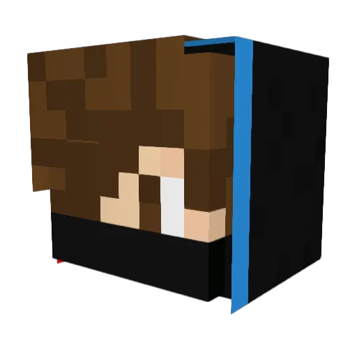 CLC_ Minecraft avatar head, 3D render