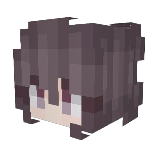 CLGRS Minecraft avatar head, 3D render