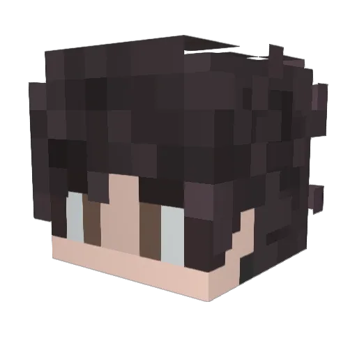 CLHUGH Minecraft avatar head, 3D render