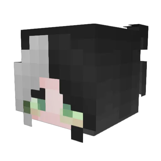 CLIFFORDIE Minecraft avatar head, 3D render