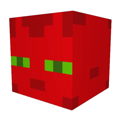 CLIM0RE Minecraft avatar head, 3D render