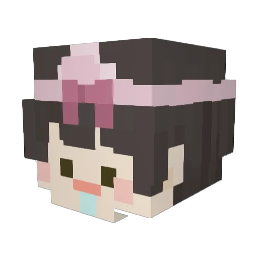 CLIMVX Minecraft avatar head, 3D render