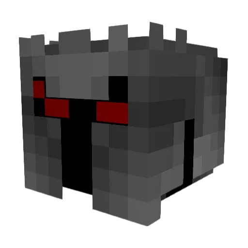CLONEM16 Minecraft avatar head, 3D render
