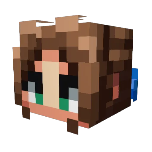 CLOUTLORDGUCCY Minecraft avatar head, 3D render