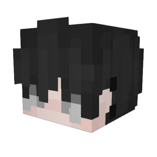 CLR7 Minecraft avatar head, 3D render