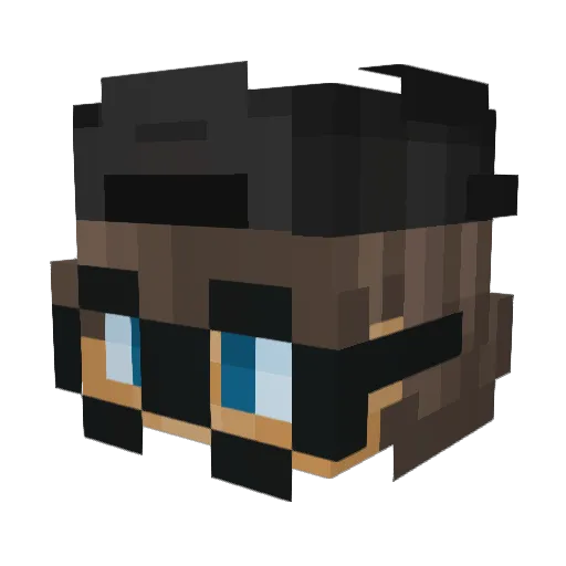 CLRumham4 Minecraft avatar head, 3D render