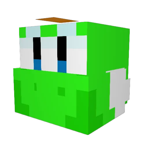 CLXI_Perseus Minecraft avatar head, 3D render