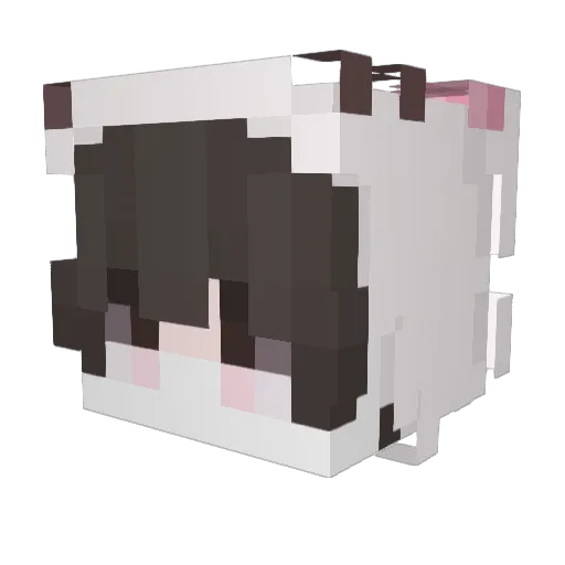 CLserhat Minecraft avatar head, 3D render