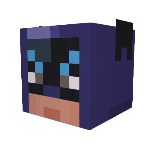 CM2KE Minecraft avatar head, 3D render