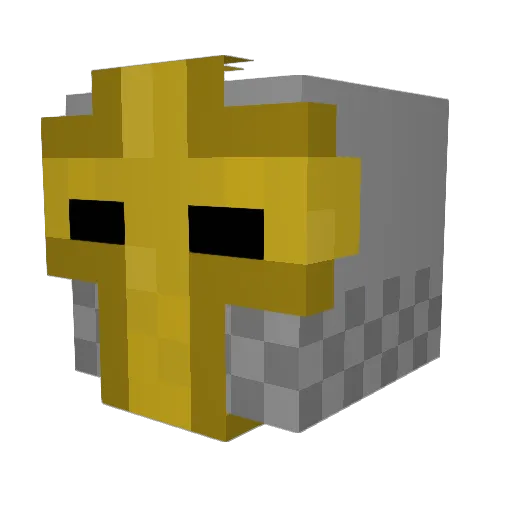CMA03 Minecraft avatar head, 3D render