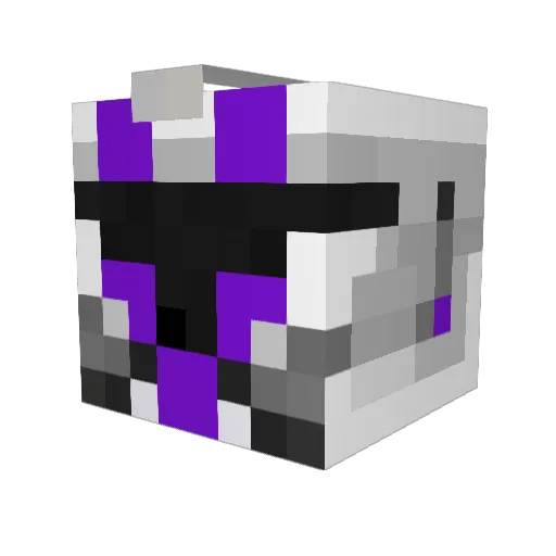 CMAC1313 Minecraft avatar head, 3D render