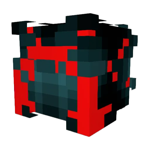 CMAF28 Minecraft avatar head, 3D render