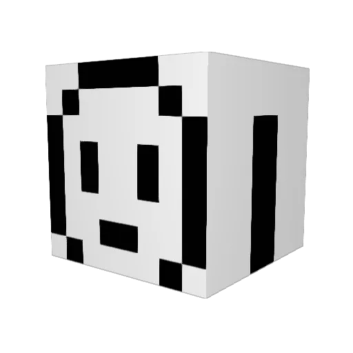 CMA_GAMES Minecraft avatar head, 3D render