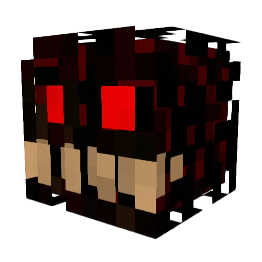 CMCBDave_Camera Minecraft avatar head, 3D render
