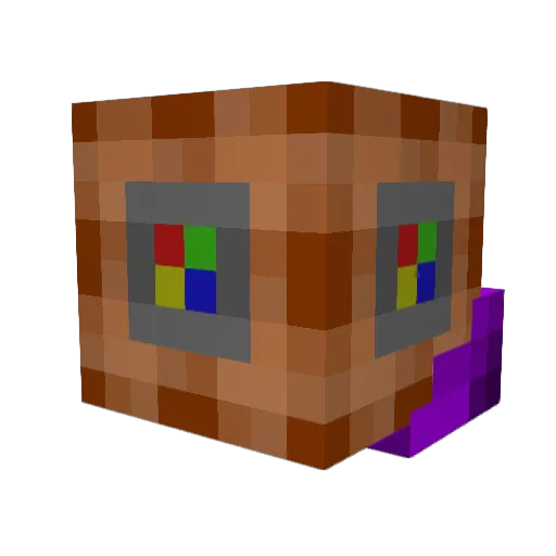 CMDPrime Minecraft avatar head, 3D render