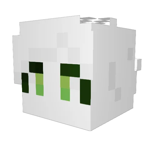 CMDR_Shadelight Minecraft avatar head, 3D render