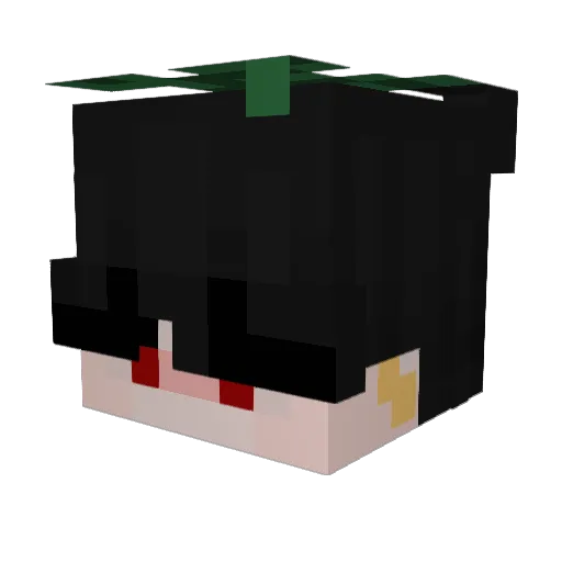 CMDR_Sushijones Minecraft avatar head, 3D render