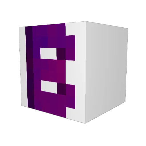 CMDRobot Minecraft avatar head, 3D render