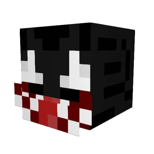 CMDT_Alpha Minecraft avatar head, 3D render