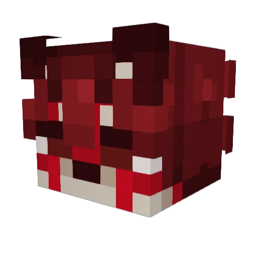 CMFLILMAN Minecraft avatar head, 3D render