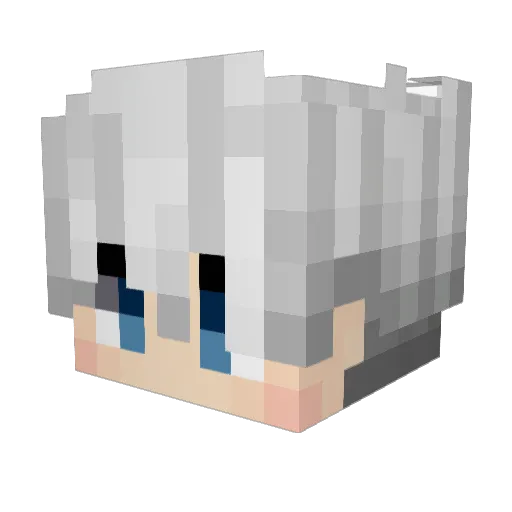 CMHP Minecraft avatar head, 3D render