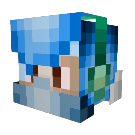 CMLrKiller1997 Minecraft avatar head, 3D render