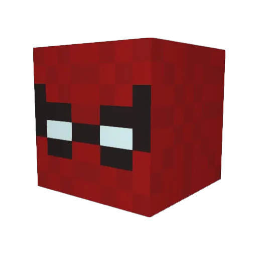 CMW1989 Minecraft avatar head, 3D render