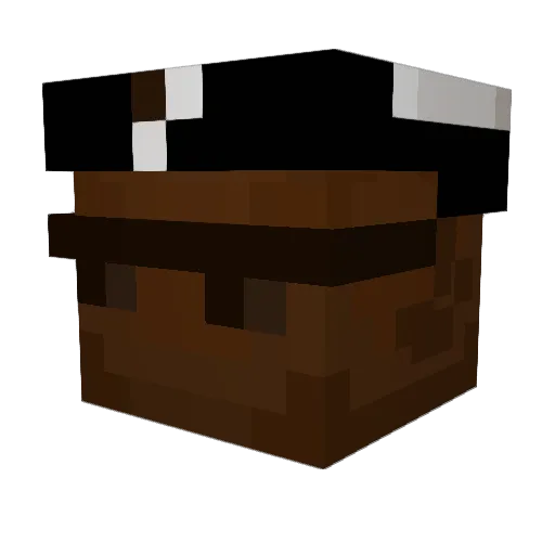 CM_KWAN Minecraft avatar head, 3D render