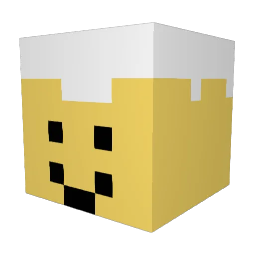 CM_gaming578 Minecraft avatar head, 3D render