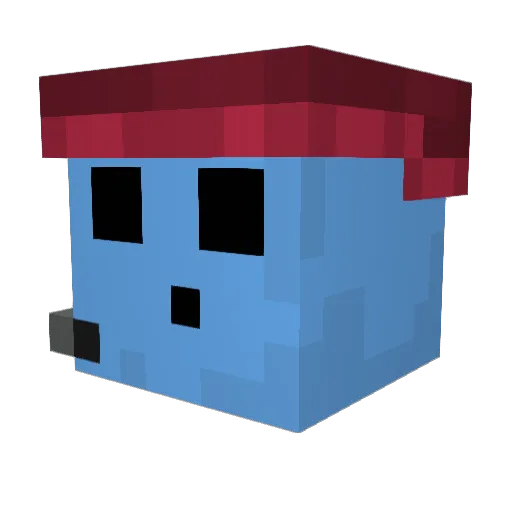 CMickel99 Minecraft avatar head, 3D render