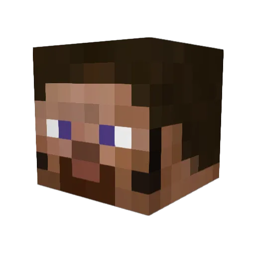 CMorgan Minecraft avatar head, 3D render