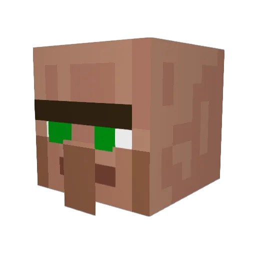 CNB_JoeBiden Minecraft avatar head, 3D render