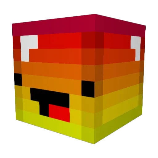 CNBurke1 Minecraft avatar head, 3D render