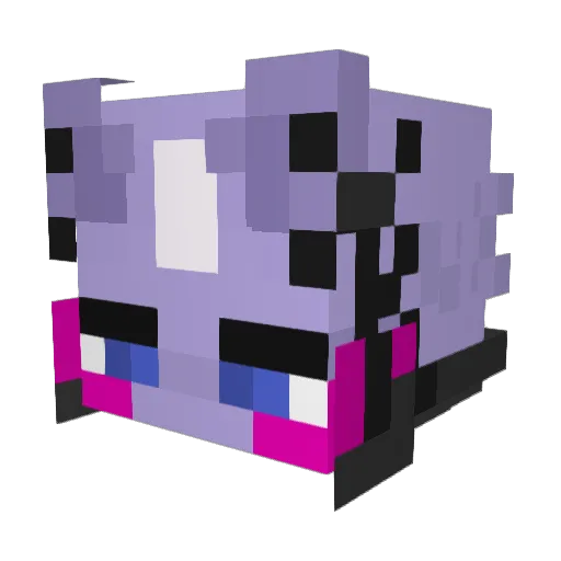 CNLFN Minecraft avatar head, 3D render