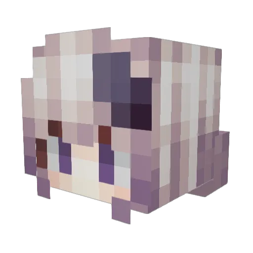 CNOnePoint Minecraft avatar head, 3D render