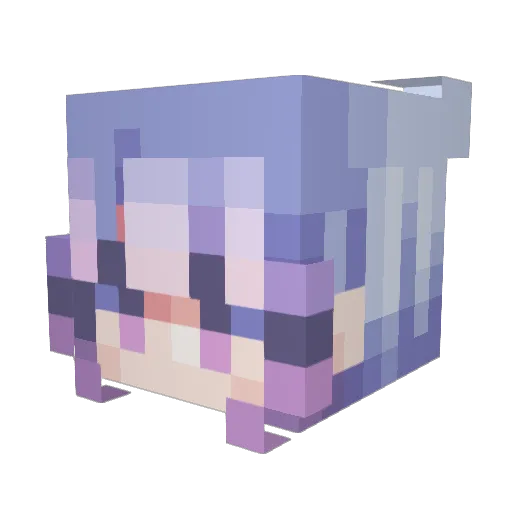 CNR_Jun Minecraft avatar head, 3D render