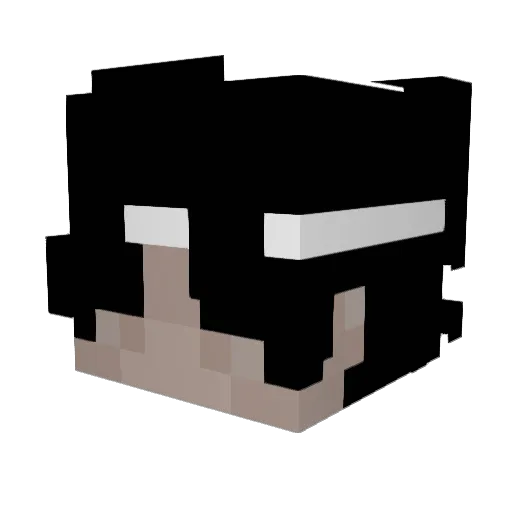 CNello Minecraft avatar head, 3D render