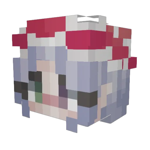 CNelzLagoon Minecraft avatar head, 3D render