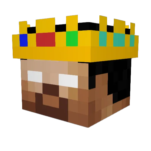 CNetoo Minecraft avatar head, 3D render
