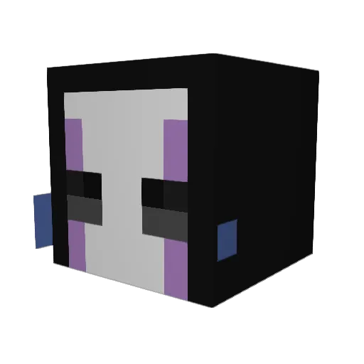 COCOCO_ Minecraft avatar head, 3D render