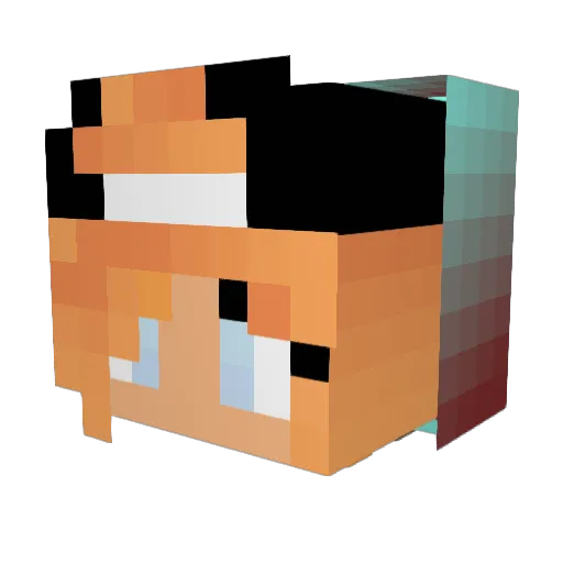 COD_KD_Clan_TryK Minecraft avatar head, 3D render